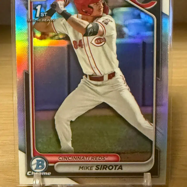 [BUNJANG] MLB Cincinnati Reds Mike Sirota Refractor Rookie Card / [MLB] 신시내티 마이크 시로타 리플렉터 루키