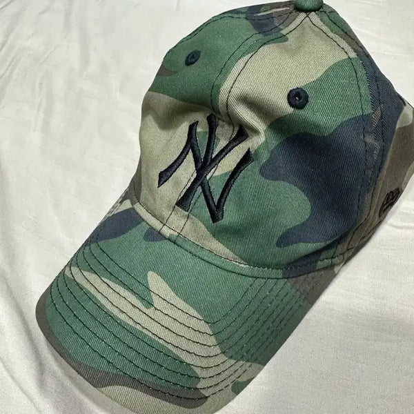 [BUNJANG] MLB New York Yankees Unstructured Ball Cap Woodland Camo / 디네뎃 X 뉴에라 X MLB 뉴욕 양키스 언스트럭처 볼캡 우드랜드 카모