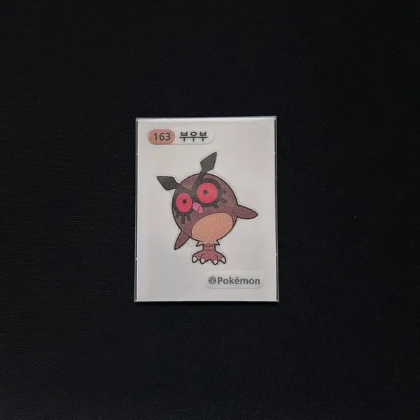 [BUNJANG] 2022 Pokemon 3-Digit Ttibsseal #163 Booboo / 2022년 포켓몬 3자리 띠부씰 163 부우부 판매합니다