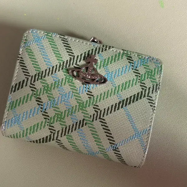 [BUNJANG] Vivienne Westwood Check Pattern Wallet / 비비안웨스트우드 지갑 체크