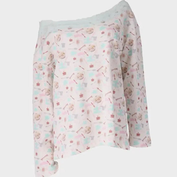 [BUNJANG] Tea Party Off Shoulder Top / 혼쿄 티파티 오프숄더 탑 Off Shoulder Top Tea Party