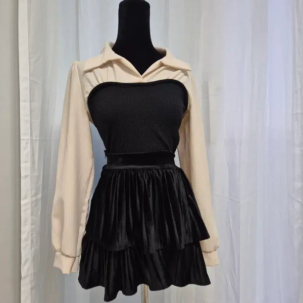 [BUNJANG] Cloud Emotion Blouse Set / 치마무료 교신 클라우드이모션 블라우스 (하객룩 피로연 상견례 파티룩 돌잔치