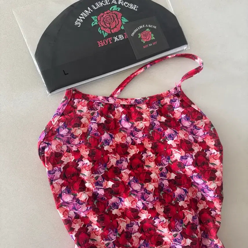 [BUNJANG] Oeri Rose Pool 30 Mesh Swim Cap Set / 오에리 로즈풀 30 + 장미 메쉬수모