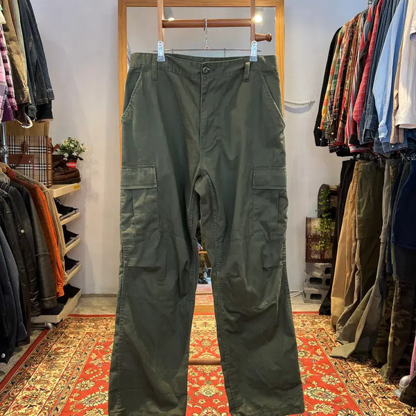 [BUNJANG] M-R M65 Field Pants Khaki Vintage Reproduction / [M-R] M65 복각 카키 빈티지 필드팬츠