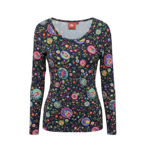 [BUNJANG] Oilily Floral Long Sleeve Top / 오일릴리 플로럴 긴팔 상의 44, 55