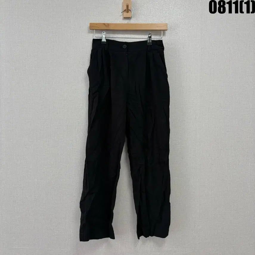[BUNJANG] Roem Black Cotton Pants Size S / 로엠 검정색 면바지 s