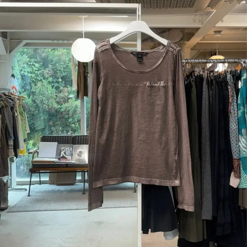 [BUNJANG] Marc by Marc Jacobs Garment Dyed Long Sleeve / 마크 바이 마크 제이콥스 가먼트 다잉 롱슬리브