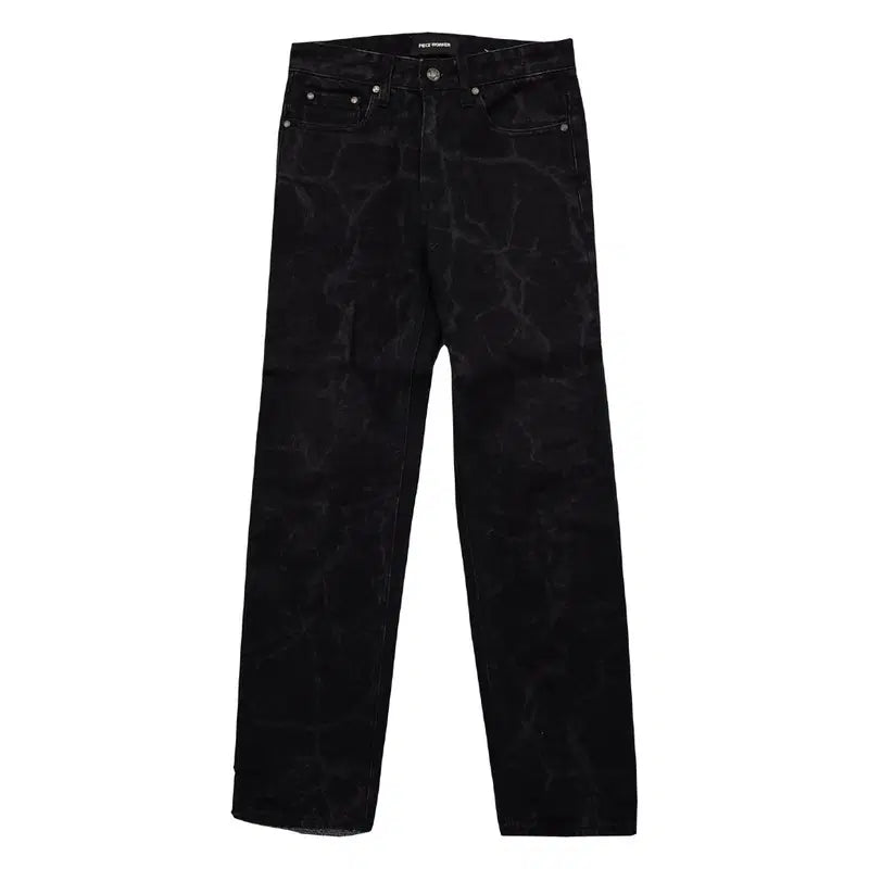 [BUNJANG] PieceWorker Black Pattern Vintage Jeans S / 피스워커 블랙 패턴 빈티지 청바지 S