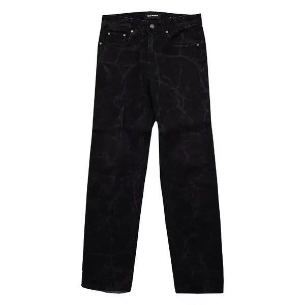 [BUNJANG] PieceWorker Black Pattern Vintage Jeans S / 피스워커 블랙 패턴 빈티지 청바지 S