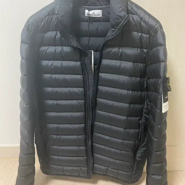 [BUNJANG] Stone Island Loom Woven Chamber Lightweight Down Jacket Black XL / 스톤아일랜드 룸 우븐 챔버스 블랙 경량패딩 XL팝니다