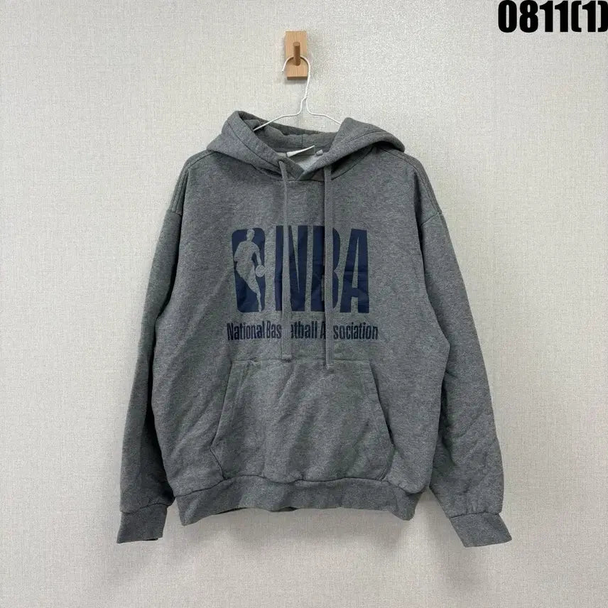 [BUNJANG] NBA Grey Hoodie M Size / NBA 후드티 그레이 m