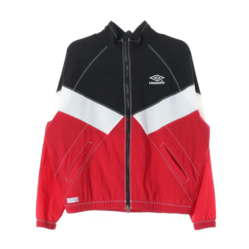 [BUNJANG] Umbro 25SS Crispy Taslan Long Sleeve Jacket Red / (새상품) 엄브로 25SS 크리스피 타슬란 긴팔 자켓 재킷 레드