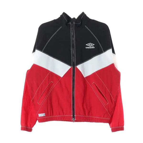 [BUNJANG] Umbro 25SS Crispy Taslan Long Sleeve Jacket Red / (새상품) 엄브로 25SS 크리스피 타슬란 긴팔 자켓 재킷 레드