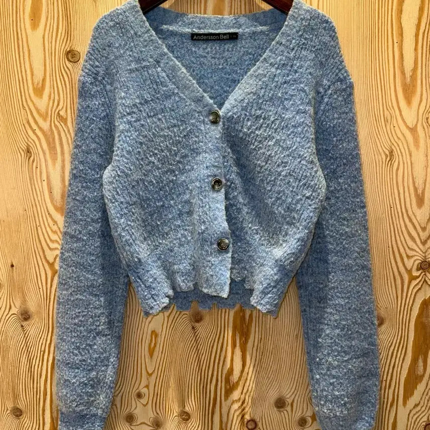 [BUNJANG] Andersson Bell Lua Alpaca Wool Blend Asymmetric Cardigan / 앤더슨벨 루아 알파카 울 블렌드 비대칭 가디건
