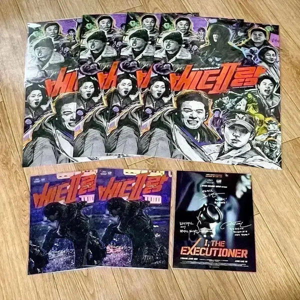 [BUNJANG] Veteran 2 Cartoon Poster & Signed Art Card Set (A3) / 베테랑2 카툰 포스터 싸인아트카드 정해인황정민영화 아이맥스A3포스터엽서