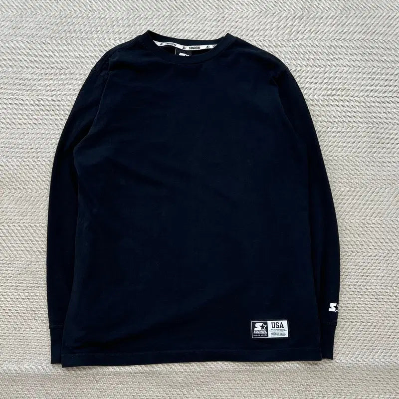 [BUNJANG] Starter Black Label Back Logo Long Sleeve / 스타터 블랙라벨 백로고 롱슬리브 r4218
