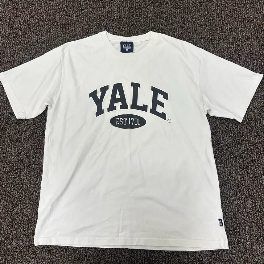 [BUNJANG] YALE Short Sleeve T-Shirt White L / YALE 예일 반팔티셔츠 화이트 L