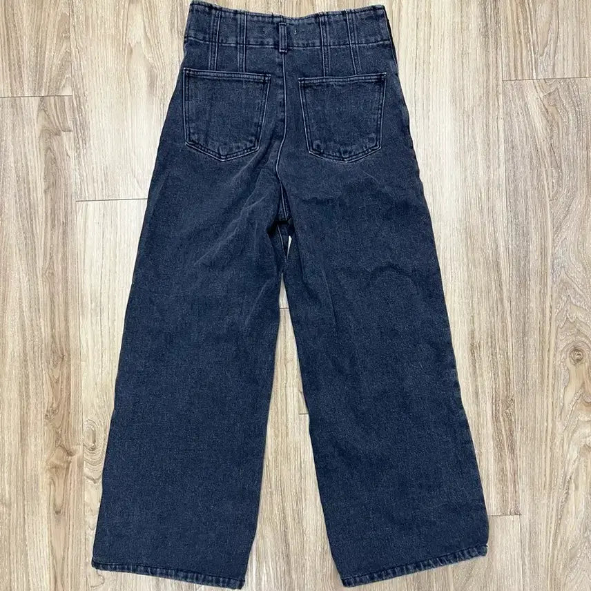 [BUNJANG] Be Muse Mansion Wide Dark Wash Jeans (27) / 비뮤즈 맨션 와이드 흑청바지 27