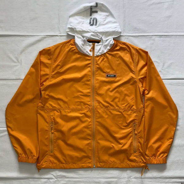 [BUNJANG] Stussy Windbreaker Hoodie Jacket / 스투시 후드 바람막이 자켓