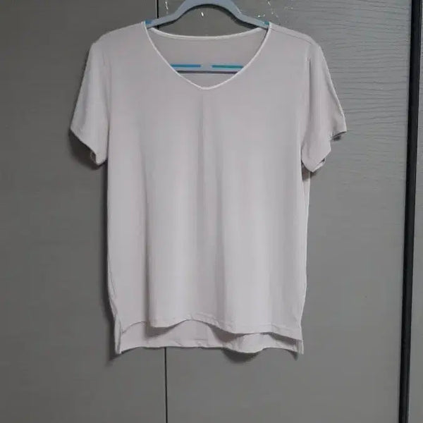 [BUNJANG] Basic Short Sleeve T-Shirt Pink / 연핑크신축성좋은기본반팔