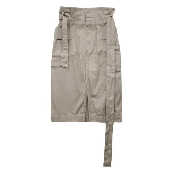 [BUNJANG] H&M Belted Skirt Beige / 에이치엔앰 베이지 벨티드 스커트 155-72