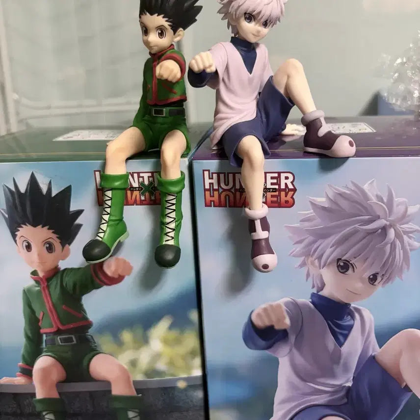 [BUNJANG] Hunter x Hunter Gon & Killua Noodle Stopper Figure / 헌터헌터 곤&키르아 누들스토퍼