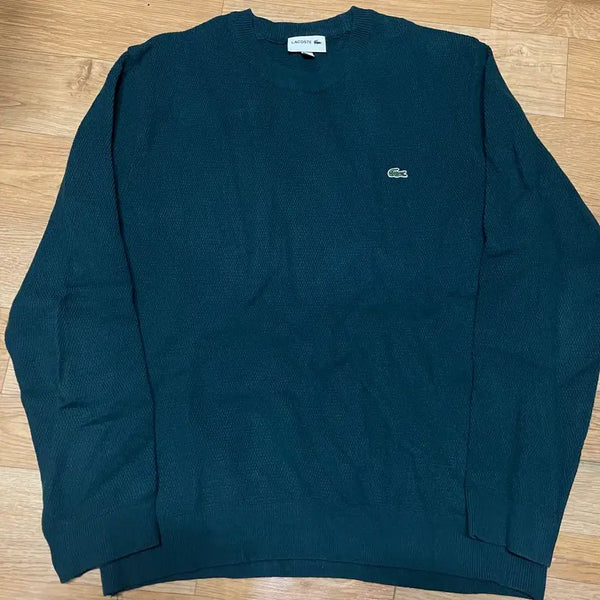 [BUNJANG] Lacoste Knit Sweater Green Size 105 / 라코스테 니트 스웨터 그린 105사이즈