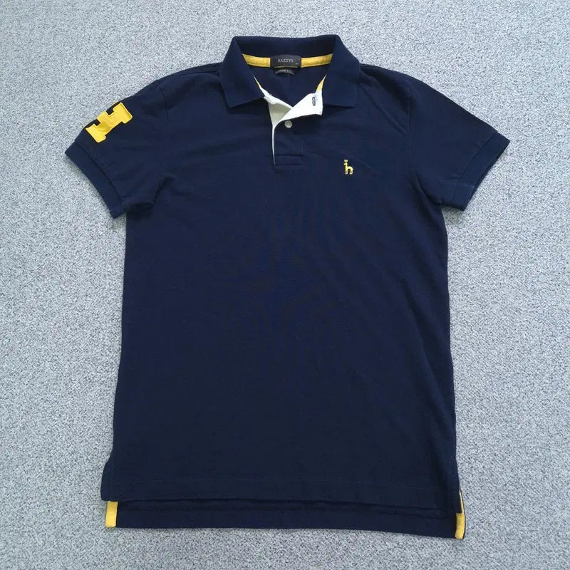 [BUNJANG] Hazzys Half Sleeve Collar T-Shirt Size 100 / 100 헤지스 반팔 카라티 | 0811C08