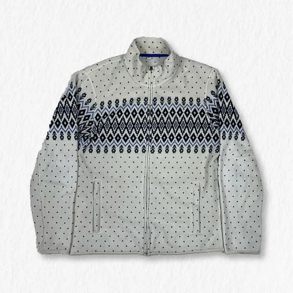 [BUNJANG] Uniqlo Polka Dot Nordic Fleece Jacket / 유니클로 도트 노르딕 후리스