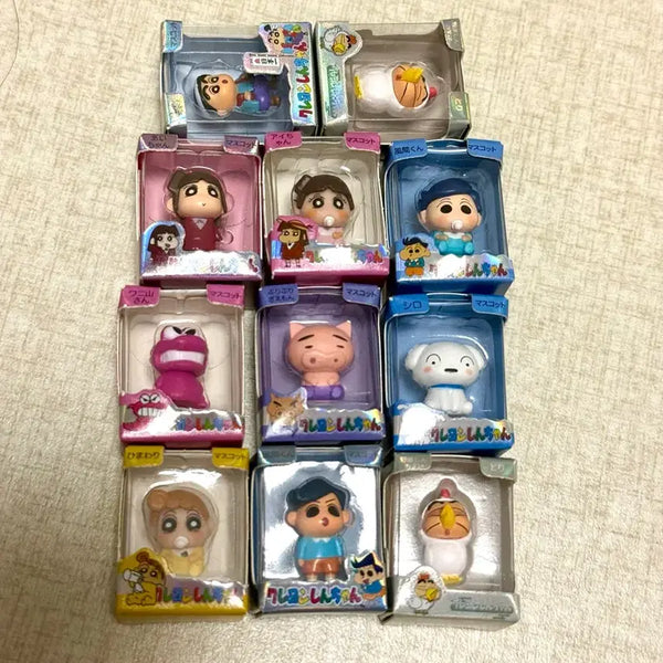 [BUNJANG] Crayon Shin-chan Figures Miniature Gacha Bundle Set / 짱구철수흰둥이와니야마상 짱아쌀알 피규어가챠미니어쳐처ShinChanfigureminiature일괄처분