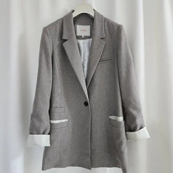 [BUNJANG] Maje Grey Jacket / 마쥬 그레이 자켓