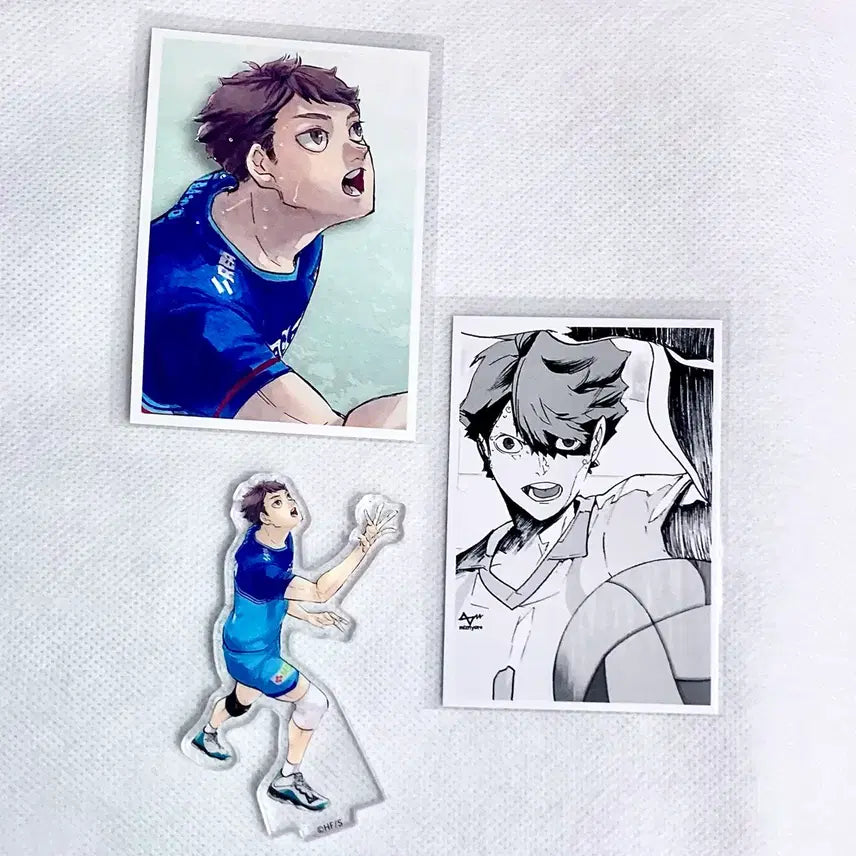 [BUNJANG] Haikyuu!! Oikawa Acrylic Stand & Photocard Set / 하이큐)원화)아크릴)포토카드) 오이카와 크로니클 추억스냅 디오라마