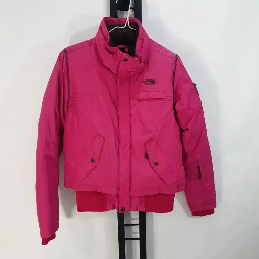 [BUNJANG] The North Face Women's Ski Parka (Pink, Size M) / 노스페이스 숏패딩 스키 파카 핑크 여성 m