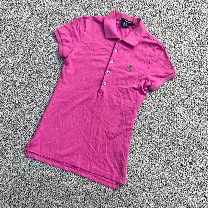 [BUNJANG] Polo Ralph Lauren Women's Short Sleeve Polo Shirt / XS 폴로랄프로렌 여성 카라티 0807M2