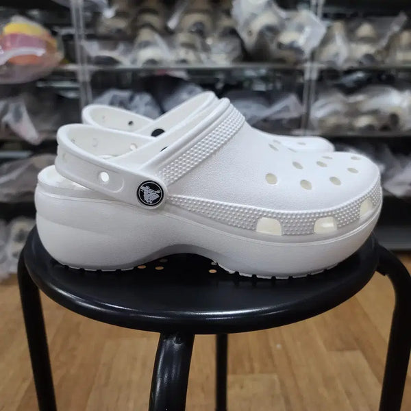 [BUNJANG] Crocs Classic Platform Clog / [크록스] 클래식 플랫폼 클로그 [220, 230] [206750-100]