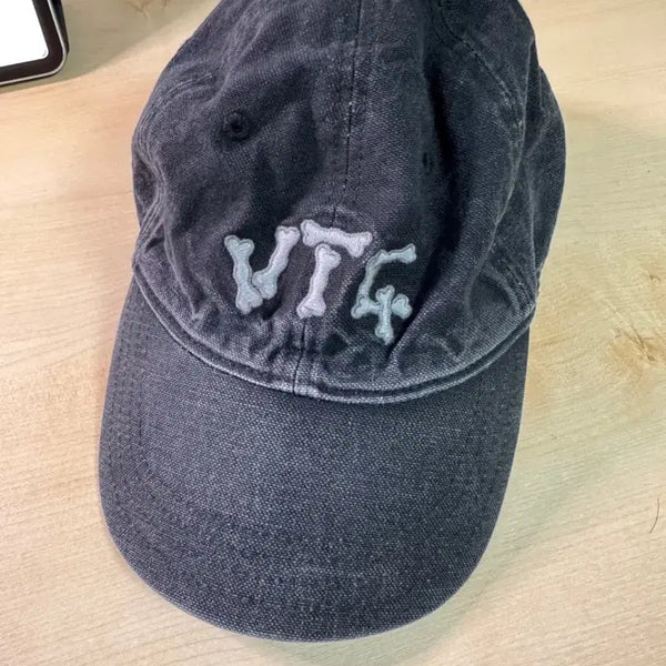 [BUNJANG] HAECHIROOM Bone VTG Cap Washed Black / 해칭룸 모자