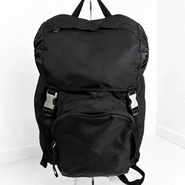 [BUNJANG] Prada Black Nylon Backpack / (프라다 정품) 나일론 백팩 블랙