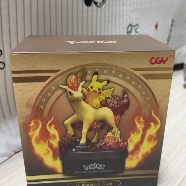 [BUNJANG] Pokemon Ponyta & Pikachu Figure Set (CGV Limited Edition 2026) / 포켓몬 포니타&피카츄 피규어