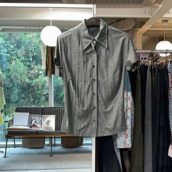 [BUNJANG] 5351 Pour Les Femmes Glitter Shirt / 5351 pour les femmes 글리터 셔츠