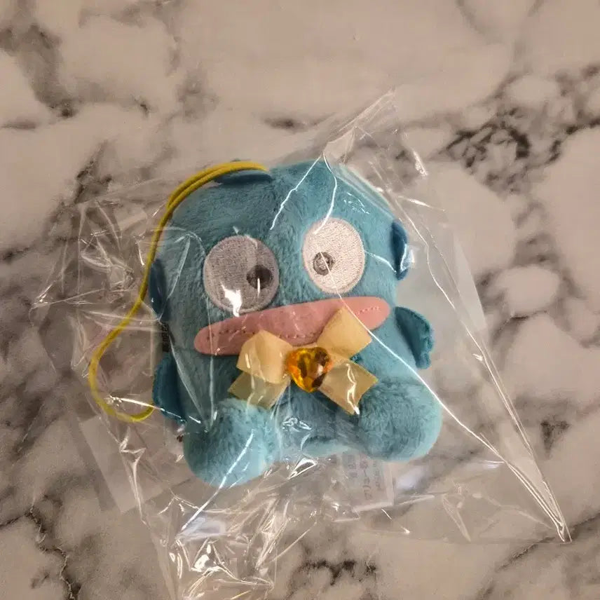 [BUNJANG] Hangyodon Ribbon Cubic Doll Keyring / 한교동 리본 큐빅 인형 키링