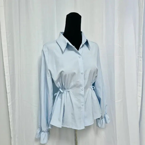 [BUNJANG] Cloud Emotion Blouse / 교신 클라우드이모션 블라우스 (하객룩 피로연 상견례 파티룩 오피스룩 면접 돌잔치