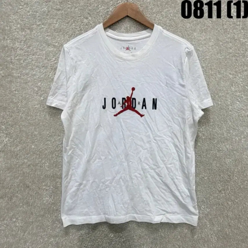 [BUNJANG] Nike Jordan Big Logo Short Sleeve T-Shirt White / 나이키 조던 반팔 티셔츠 화이트