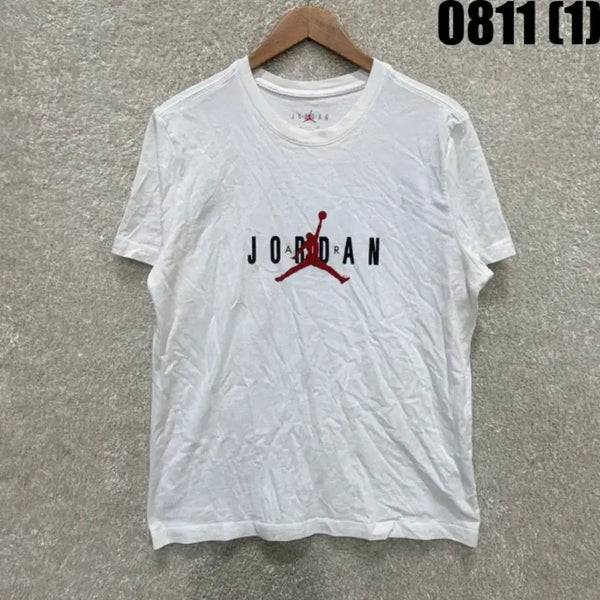 [BUNJANG] Nike Jordan Big Logo Short Sleeve T-Shirt White / 나이키 조던 반팔 티셔츠 화이트