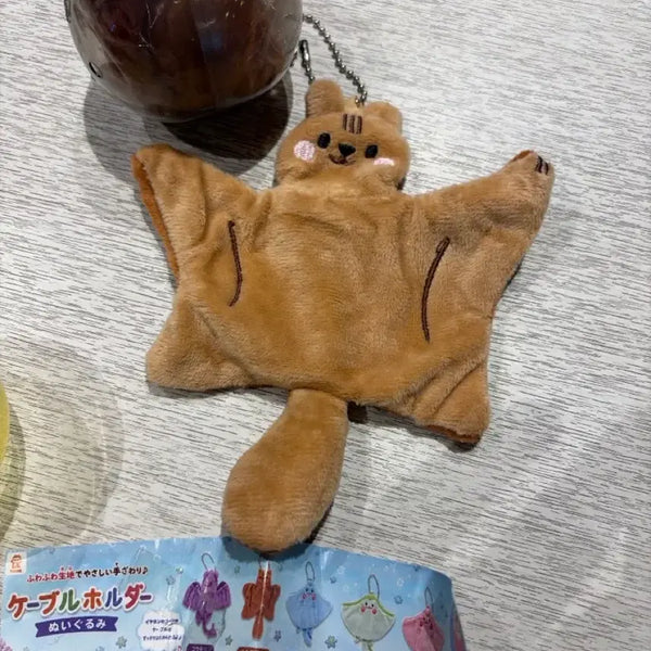 [BUNJANG] Rare Gachapon Brown Squirrel Earphone Cord Winder / 이어폰 줄감개