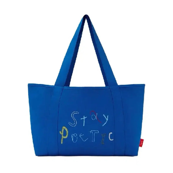 [BUNJANG] Moondal Stay Stitch Bag Blue / Moondal 문달 stay stitch bag blue