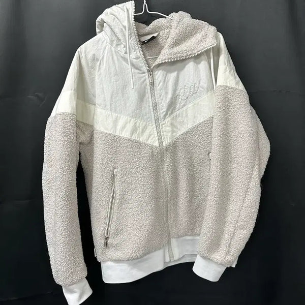[BUNJANG] Nike NSW Sherpa Ivory Woven Jacket / 나이키 NSW 셰르파 아이보리 윈드러너 자켓