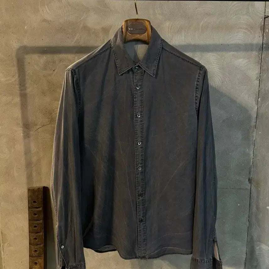 [BUNJANG] Theory Men's Denim Shirt (Size 95-100) / 띠어리 데님셔츠 남성95-100