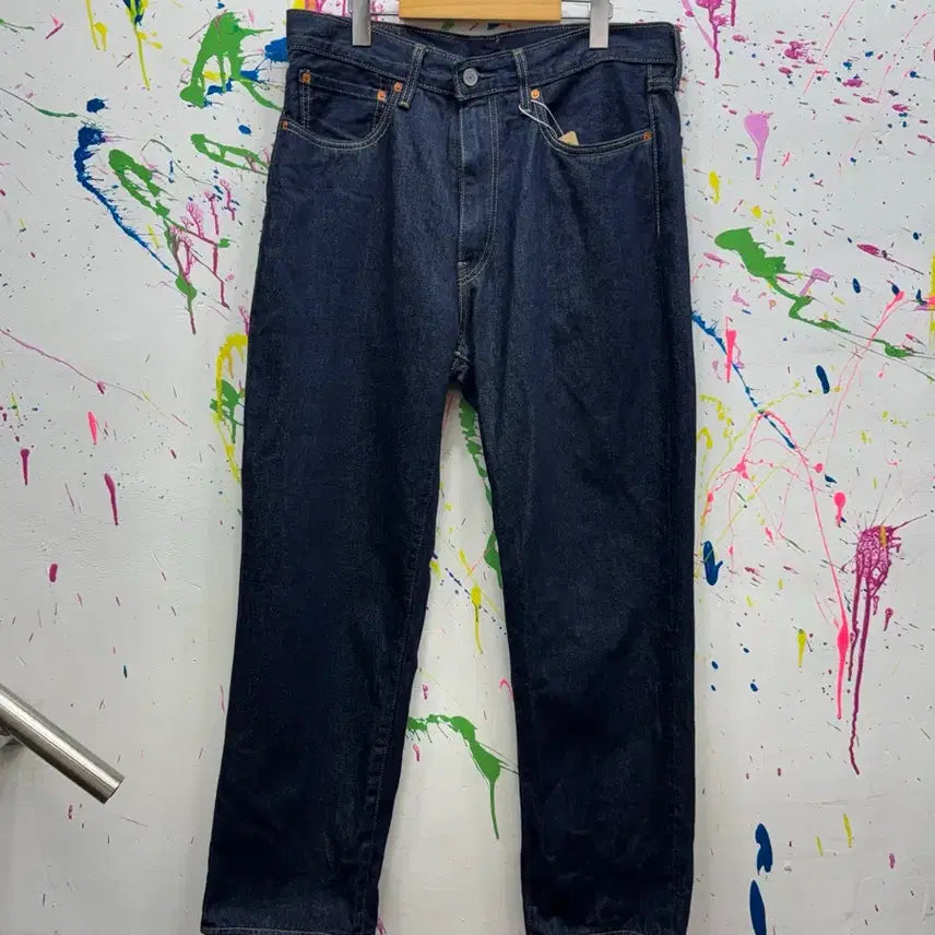 [BUNJANG] Levi's Premium 568 Raw Denim Pants W34 L32 / 리바이스 프리미엄 568 생지 데님 팬츠 W34 L32