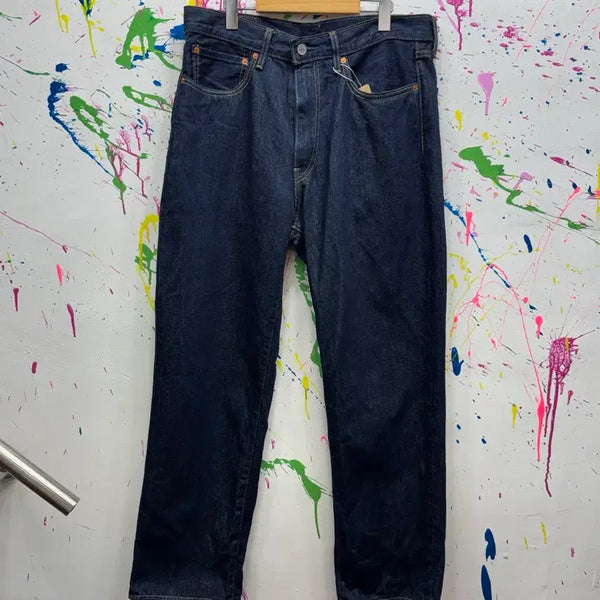 [BUNJANG] Levi's Premium 568 Raw Denim Pants W34 L32 / 리바이스 프리미엄 568 생지 데님 팬츠 W34 L32