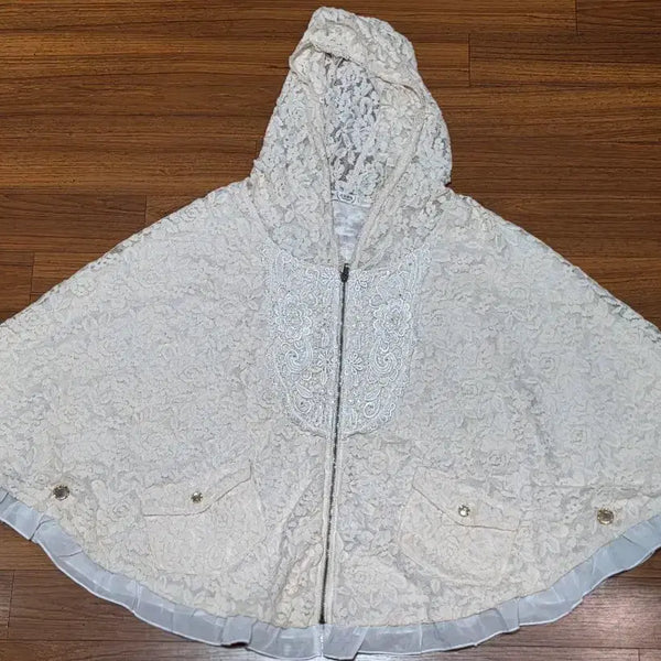[BUNJANG] axes femme Lace Cape Jacket / 엑시즈팜 레이스 케이프 자켓 모리걸 히메갸루 사와코